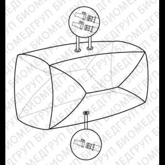 Мешки для сбора, хранения и транспортировки культуральной жидкости 3D Productainer BPCs, 200 литров, материал ASI 26/77, 3 порта, Thermo FS, SS00166I
