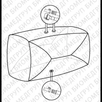 Мешки для сбора, хранения и транспортировки культуральной жидкости 3D Productainer BPCs, 100 литров, материал ASI 26/77, 3 порта, Thermo FS, SS00177I