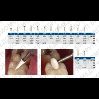 ДураВайт / DuraWhite  камень из оксида алюминия со стеклянной связкой, 1шт. Shofu HP FL2 0203