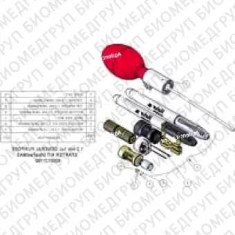 Стартовый набор, 1,2 мм, 1 мкл Включает набор упаковочных инструментов, 7 роторов в сборе и 5 комплектов запасных прокладок и колпачков