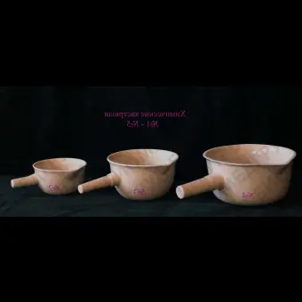 Чаша плоскодонная с ручкой кастрюля, фарфор, 1000 мл, 150х85 мм, 4, Россия, 3052