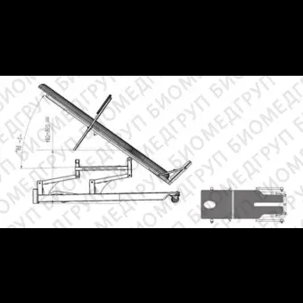 Стол для вертикализации 1 секция 10030