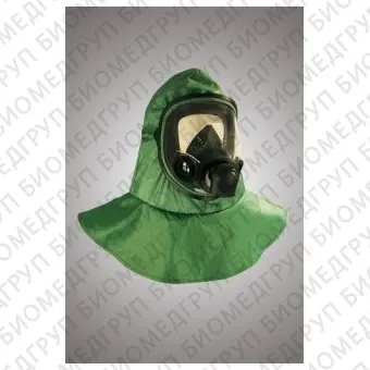 Шлем с маской с резьбовым соединением фильтров для защиты от ПБА IIV групп, размер 5557, ЛТО, ШЛ.М.4.5557