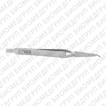 DP151R  пинцет стоматологический для брекетов, изогнутый, длина 140 мм