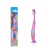 Brush-Baby FlossBrush NEW зубная щётка, с 6 лет, розовая