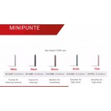 Полир MINIPUNTE универсальный для обработки трудных поверхностей, 1шт. Reddish Stone (N11CMD 3 мм х 24 мм Черный Миниконус)