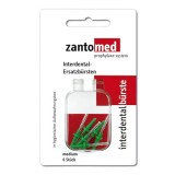 Zantomed Interdental Brush Medium сменные щеточки для межзубных промежутков, средние, зеленые (6 шт)