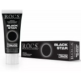 Зубная паста R.O.C.S. Black Star Черная отбеливающая, 74 г.